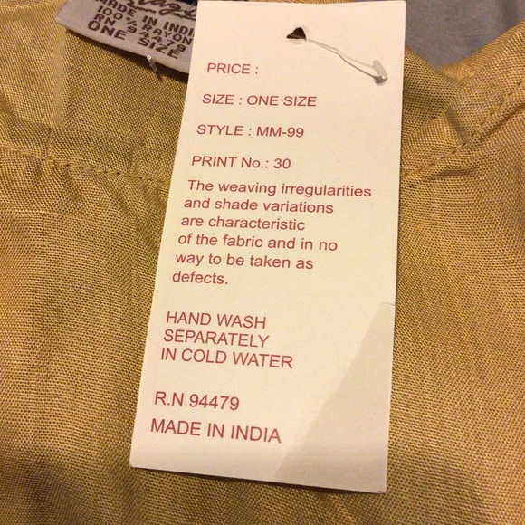 Magic. Long Tunic w Ethnic Design. OS. NWT. - Picture 7 of 8